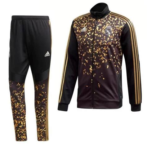 adidas trainingspak meisjes zwart goud 122|Adidas trainingspakken.